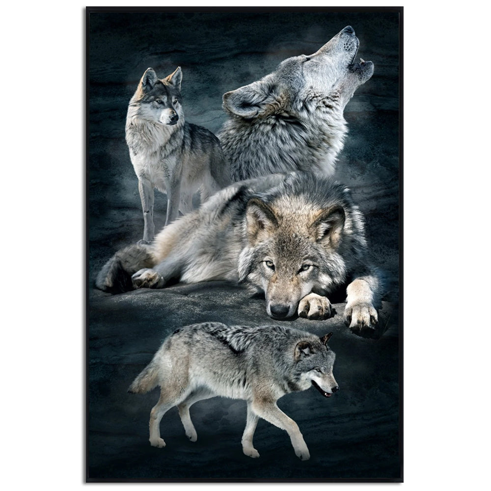 wolf-wild-classic-style-vertical-poster