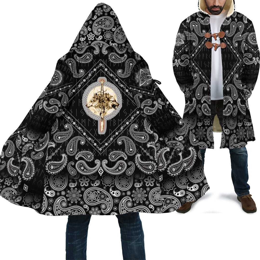 viking-cloak-wolfs-and-sword-with-bandana-paisley-style