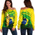 Brazil World Cup Soccer Off Shoulder Sweater LT6 - Wonder Print Shop
