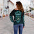 Viking Off Shoulder Sweater Odin With Fenrir RLT12 - Wonder Print Shop