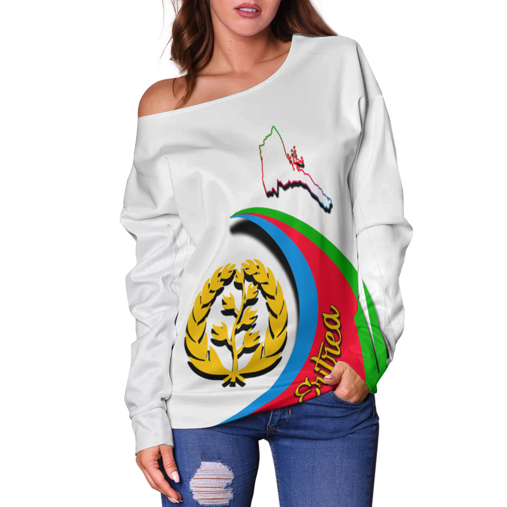 Eritrea Lover Women's Off Shoulder Sweater LT6 - Wonder Print Shop