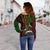 Ethiopia Women'S Off Shoulder Sweater Ethiopia Alphabet Patterns LT6 - Wonder Print Shop