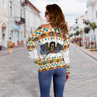 Ethiopia Women's Off Shoulder Ethiopian Church Angels White LT6 - Wonder Print Shop