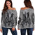 Viking Off Shoulder Sweater Raven Valknut RLT12 - Wonder Print Shop