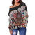 Native American Women's Off Shoulder Sweater Native Patterns Dreamcatcher LT6 - Wonder Print Shop