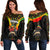 Ethiopia Off Shoulder Sweater Reggae Style No.2 LT6 - Wonder Print Shop