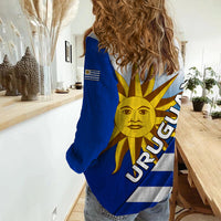 Uruguay Football La Celeste World Cup Women Casual Shirt - Wonder Print Shop