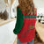 Morocco Football Mixed Flag Map Style Women Casual Shirt - Wonder Print Shop