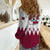 Qatar WC 2022 Flag Style Women Casual Shirt The Maroon Football Player - Wonder Print Shop