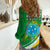 Brazil Football Coat Of Arms Women Casual Shirt Canarinha Champions World Cup 2022 - Wonder Print Shop