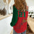 (Custom Personalised) Morocco Football Mixed Flag Map Style Women Casual Shirt - Wonder Print Shop