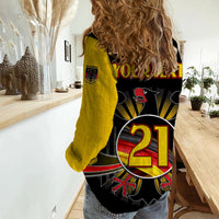 (Custom Personalised) Germany Football Black Eagle Jersey Deutschland Champion Women Casual Shirt - Wonder Print Shop