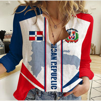 (Custom Personalised) Dominican Republic Casual Shirt Simple Vibe LT6 - Wonder Print Shop