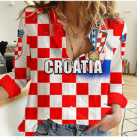 (Custom Personalised And Number) Croatia Soccer- Champions In My Heart Casual Shirt LT6 - Wonder Print Shop