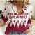 Qatar WC 2022 Flag Style Women Casual Shirt The Maroon Football Player - Wonder Print Shop