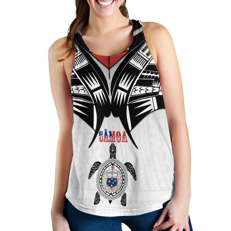Samoa Black Saturday Women Racerback Tank Visual Arts - Wonder Print Shop