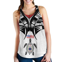 Samoa Black Saturday Women Racerback Tank Visual Arts - Wonder Print Shop