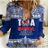 Toa Samoa Rugby Casual Shirt Siva Tau LT6 - Wonder Print Shop