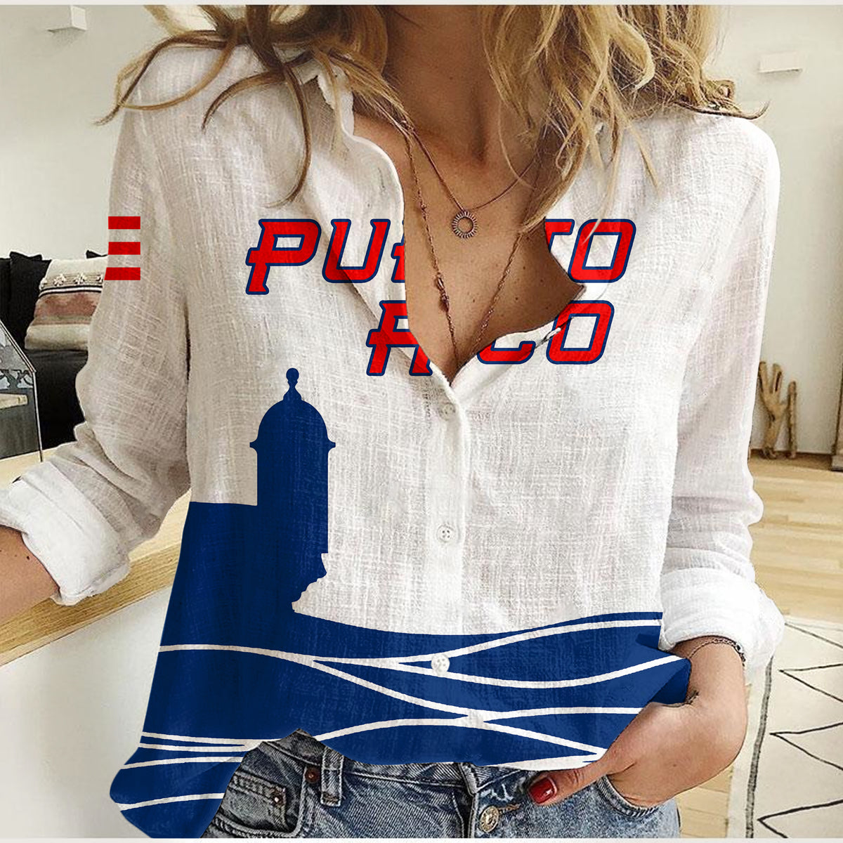 (Custom Personalised And Number) Baseball 2023 Puerto Rico Casual Shirt LT6 - Wonder Print Shop