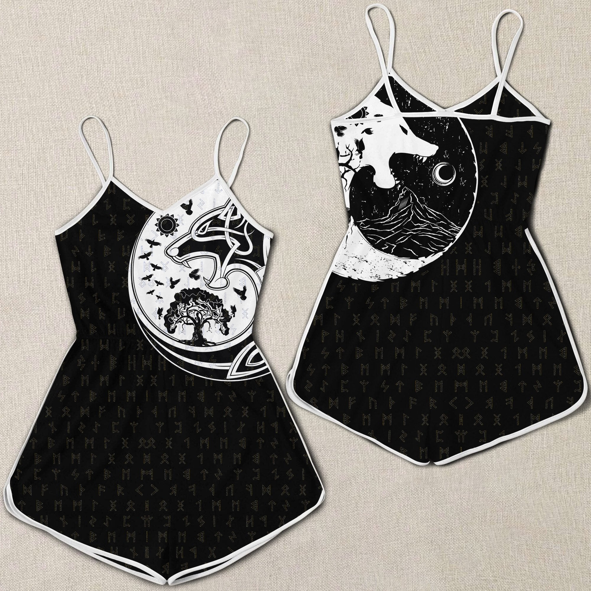 viking-women-rompers-skoll-and-hati-rune-tattoo