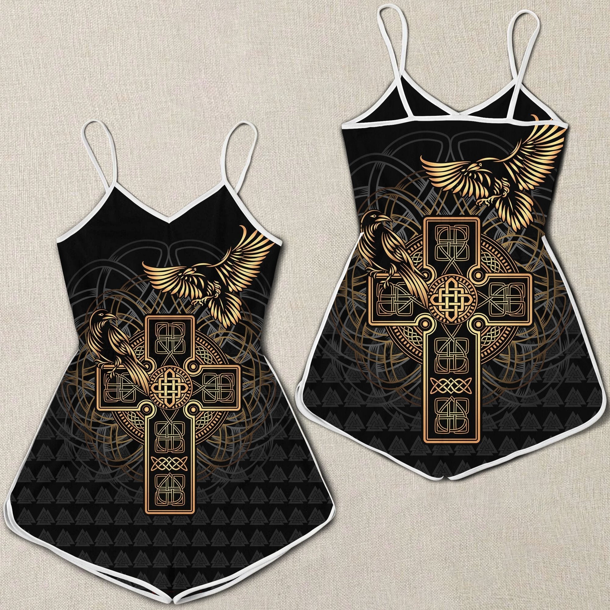 viking-women-rompers-odins-celtic-raven-tattoo