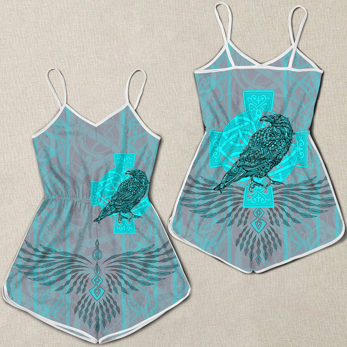 viking-women-rompers-odins-celtic-raven-scandinavian-tattoo-style-cyan