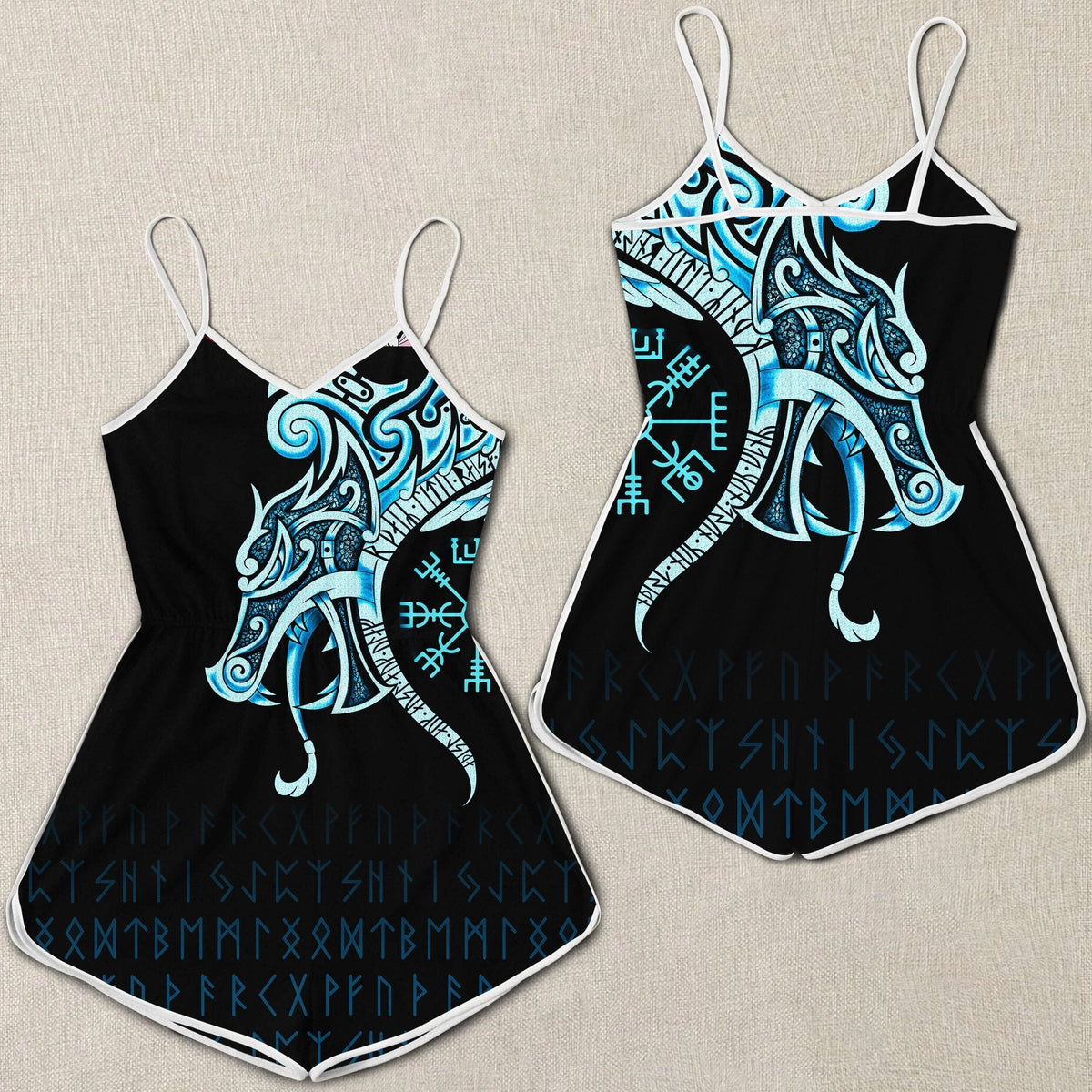 viking-women-rompers-fenrir-raven-and-vegvisir-tattoo-cyan