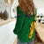 South Africa Rugby Women Casual Shirt Bokke Springbok With African Pattern Stronger Together - Wonder Print Shop