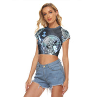 Viking Clothing Viking Thor Norse God of Thunder Raglan Cropped T shirt RLT12 - Wonder Print Shop