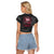 Viking Clothing Viking Drakkar Norway Warship Raglan Cropped T shirt RLT12 - Wonder Print Shop