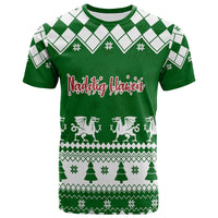 Red Dragon Nadolig Llawen Wales Christmas T Shirt Simple Style - Wonder Print Shop