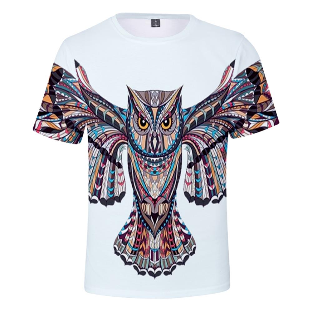 Owl Native American 3D T Shirt LT10 - Wonder Print Shop
