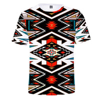 Tribal Pattern Colorful Native American 3D T Shirt LT10 - Wonder Print Shop