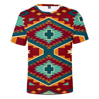 United Tribes Art Native American 3D T Shirt LT10 - Wonder Print Shop