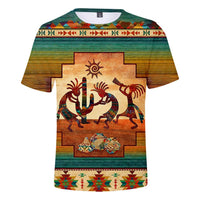 Kokopelli Myth Native American 3D Tshirt LT10 - Wonder Print Shop
