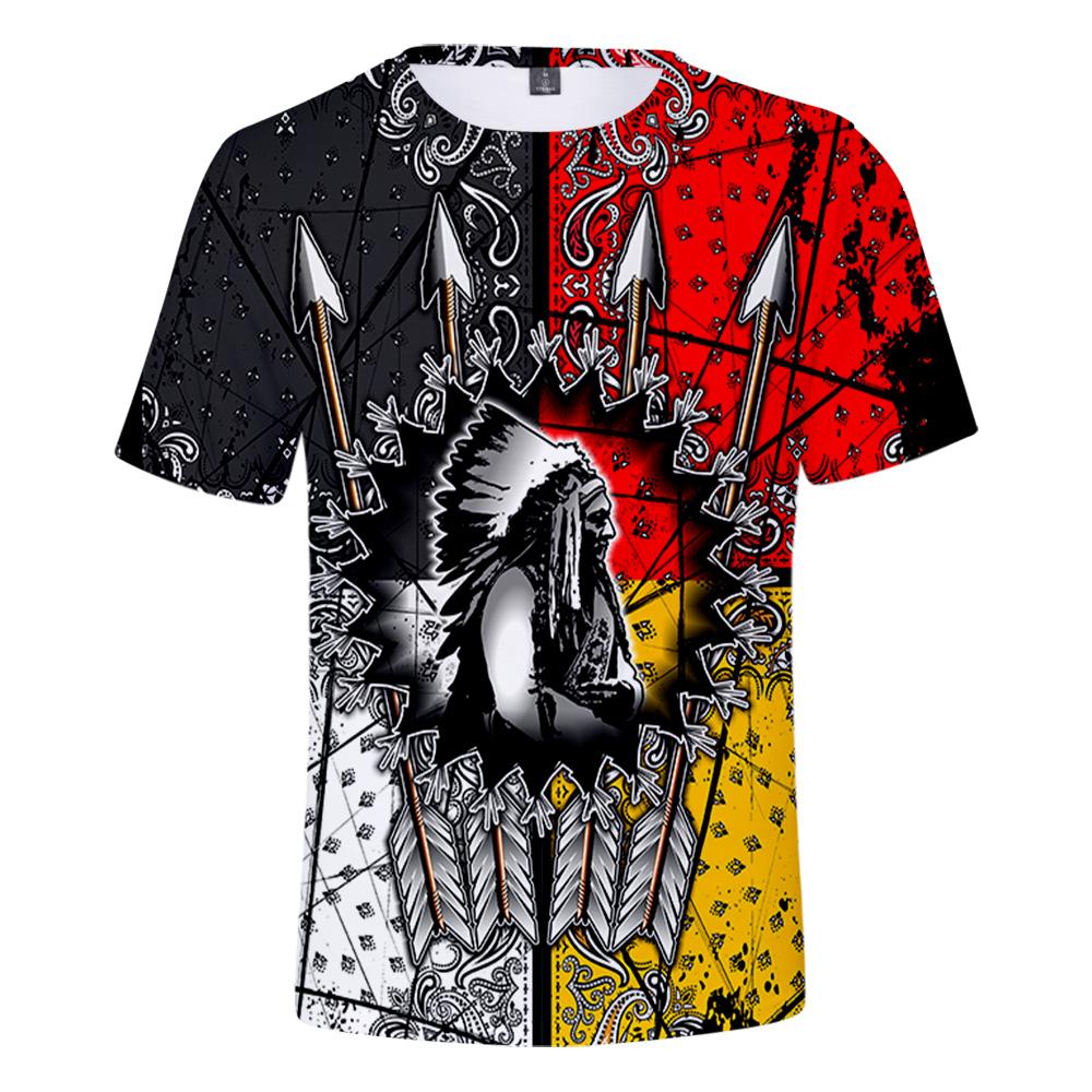 Chief Arrow Native American Design 3D Tshirt LT10 - Wonder Print Shop