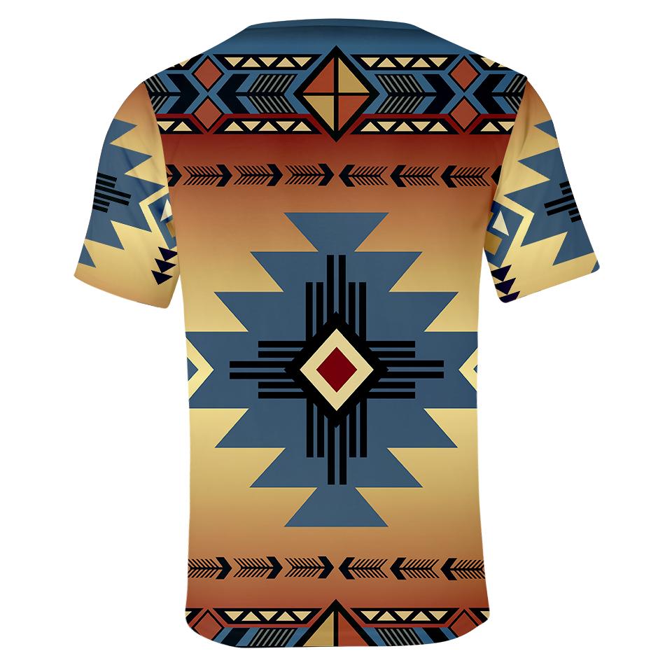 Blue Pearl Pattern 3D Tshirt LT10 - Wonder Print Shop