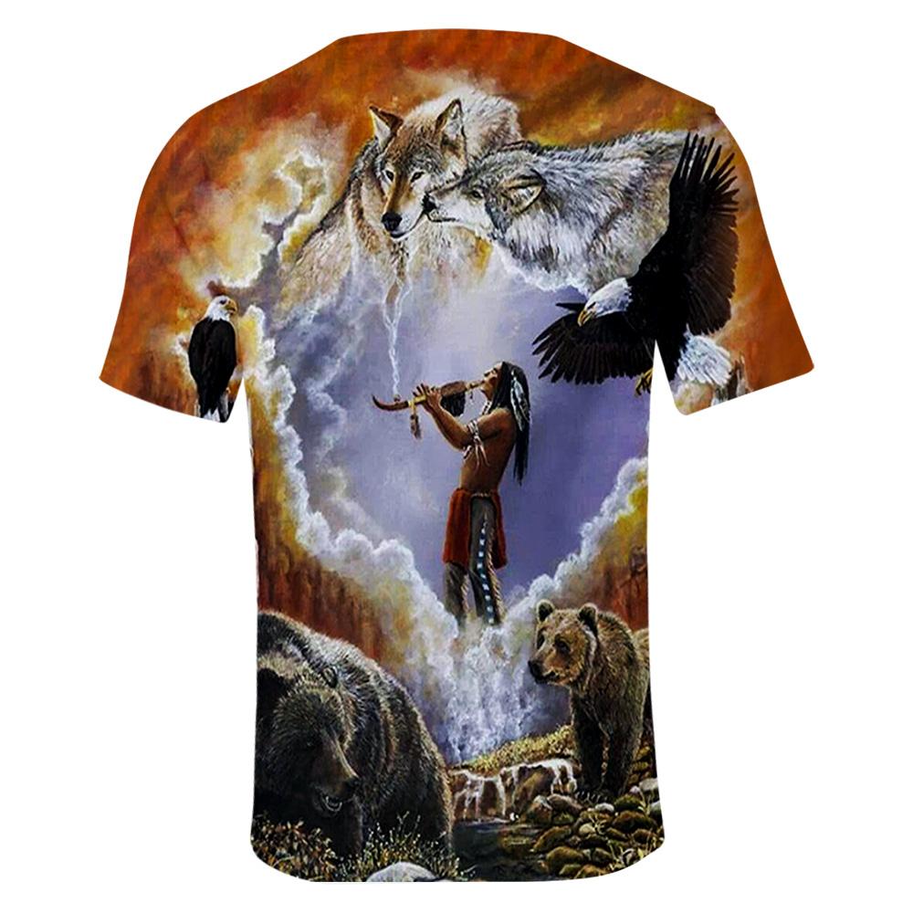 Calling The Totems Native American 3D Tshirt LT10 - Wonder Print Shop