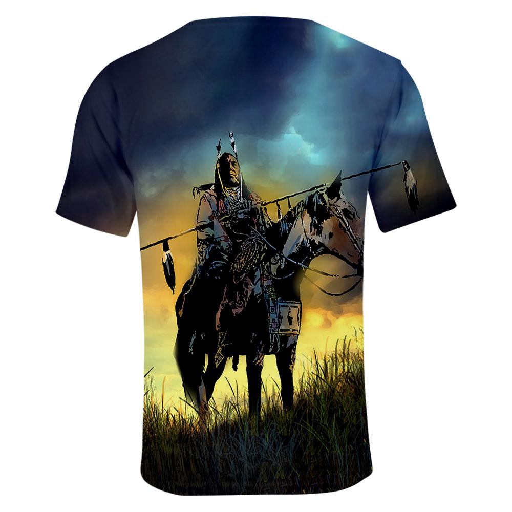 Horse Riding Native American 3D Tshirt LT10 - Wonder Print Shop