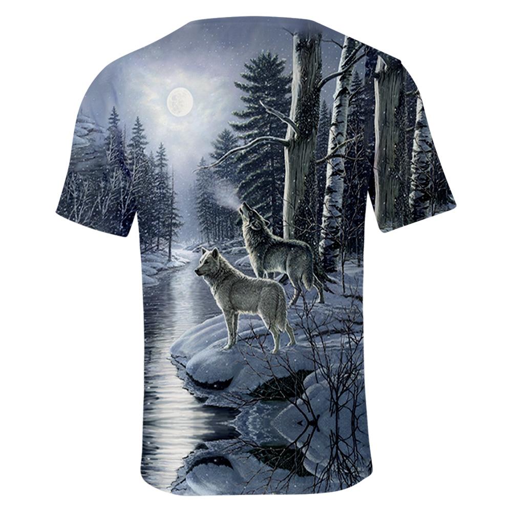 Wolf Driver Tree Native American 3D T Shirt LT10 - Wonder Print Shop