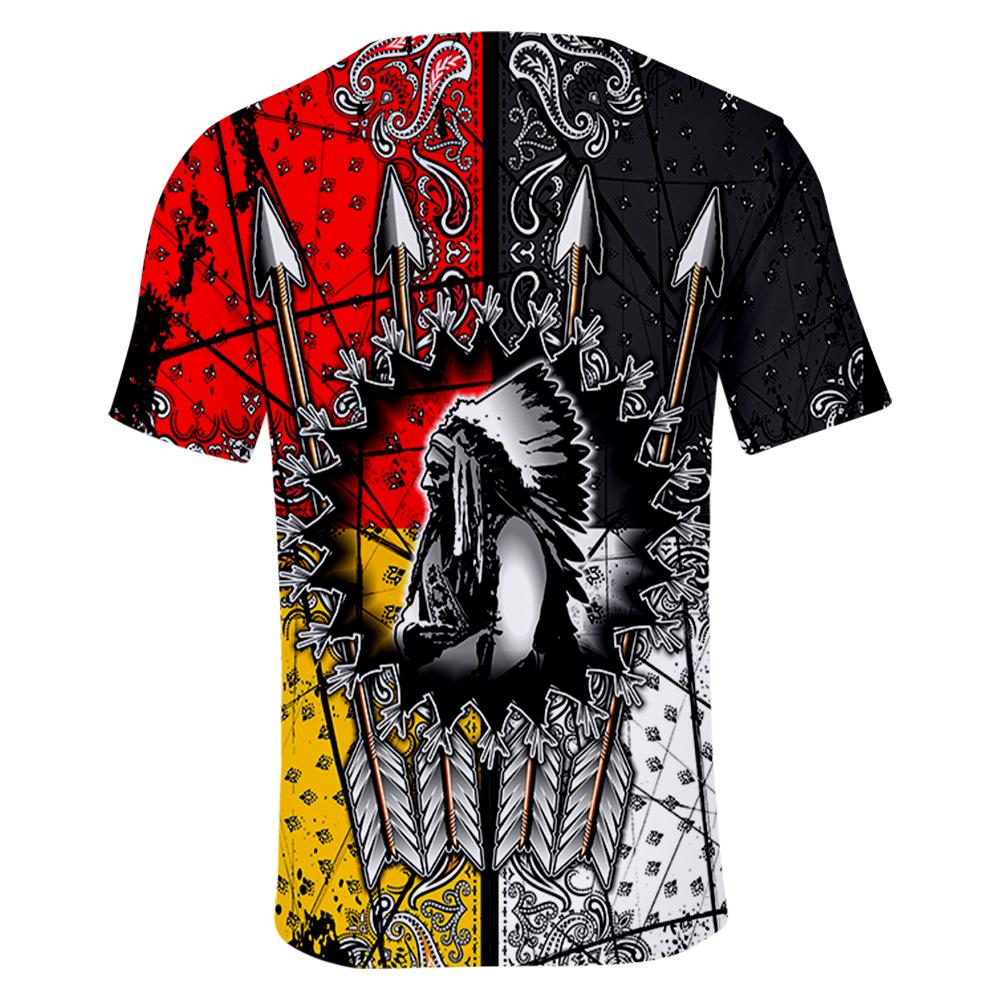 Chief Arrow Native American Design 3D Tshirt LT10 - Wonder Print Shop