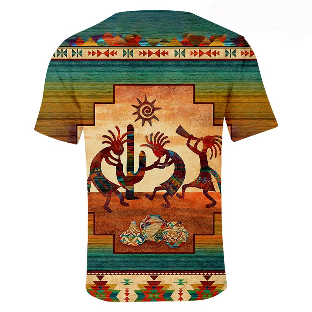 Kokopelli Myth Native American 3D Tshirt LT10 - Wonder Print Shop