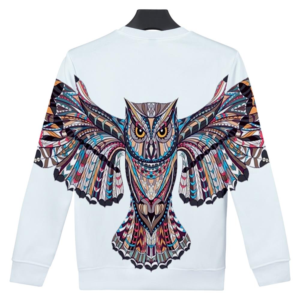 Owl Native American 3D Sweatshirt LT10 - Wonder Print Shop