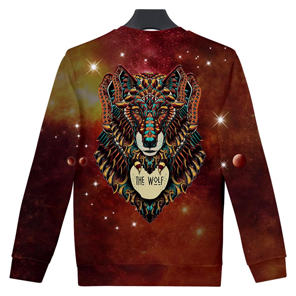 Wolf Native American Art Sweatshirt LT10 - Wonder Print Shop