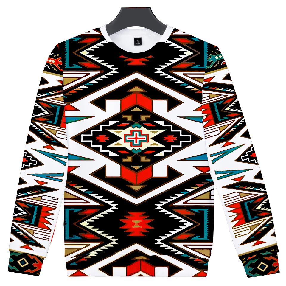 Tribal Pattern Colorful Native American Design 3D Sweatshirt LT10 - Wonder Print Shop