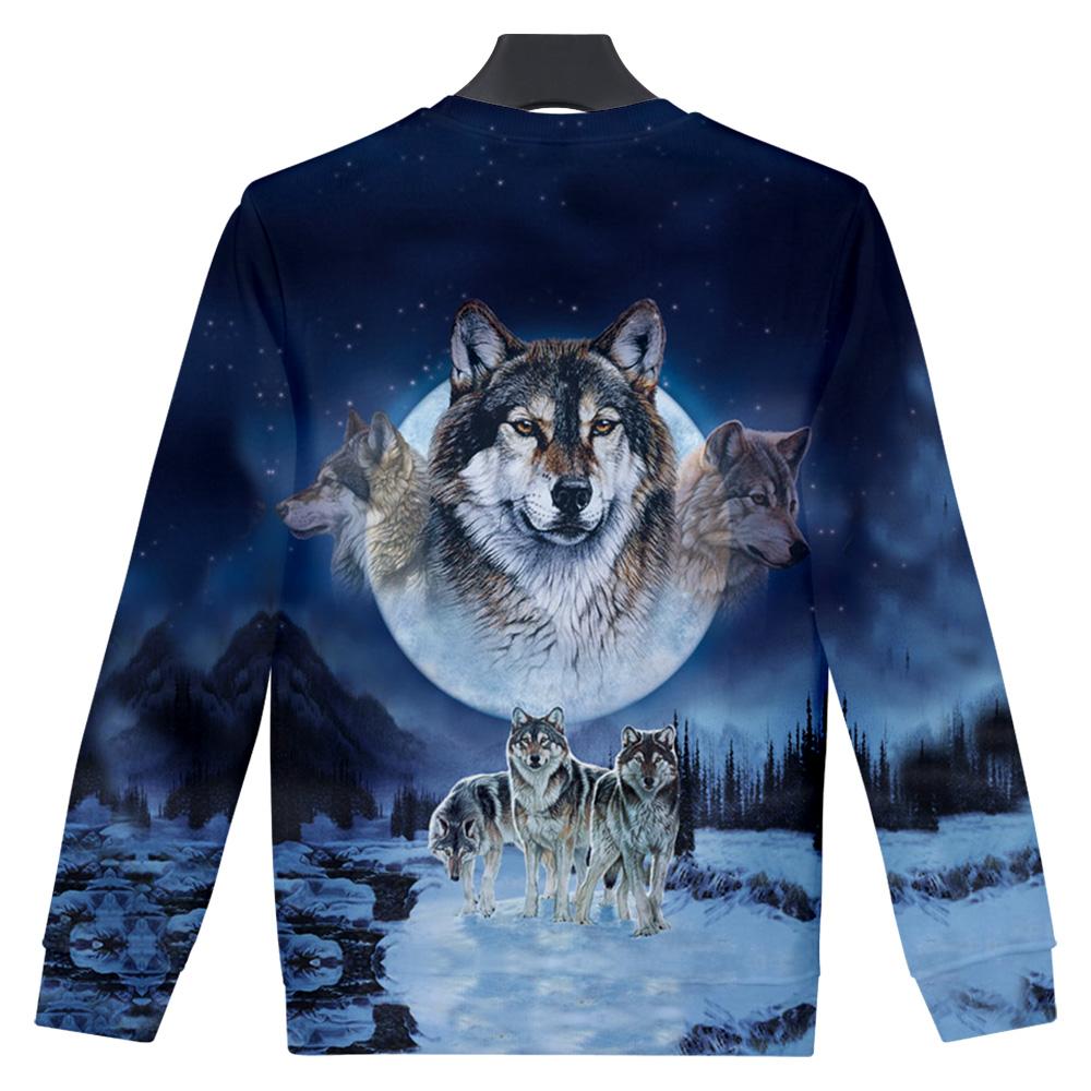 Wolves Native American 3D Sweatshirt LT10 - Wonder Print Shop