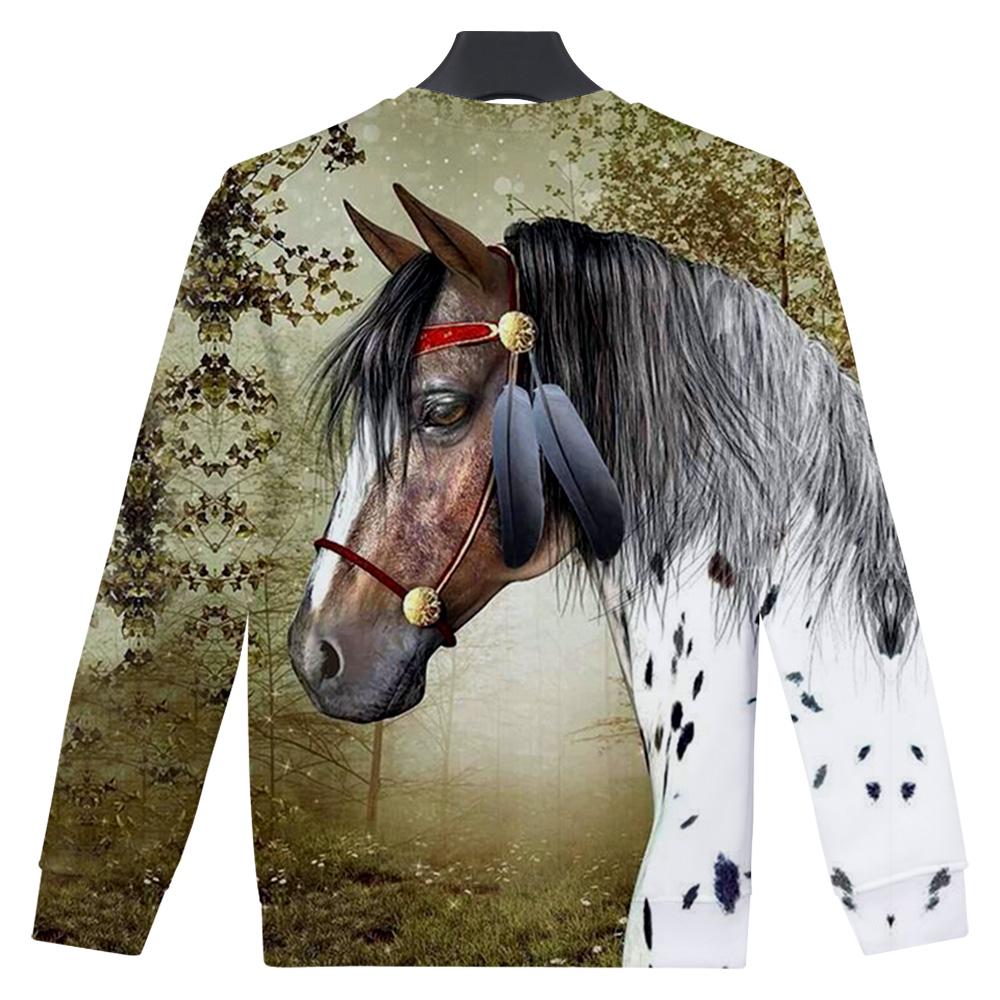 Warrior Horse Native American Sweatshirt LT10 - Wonder Print Shop