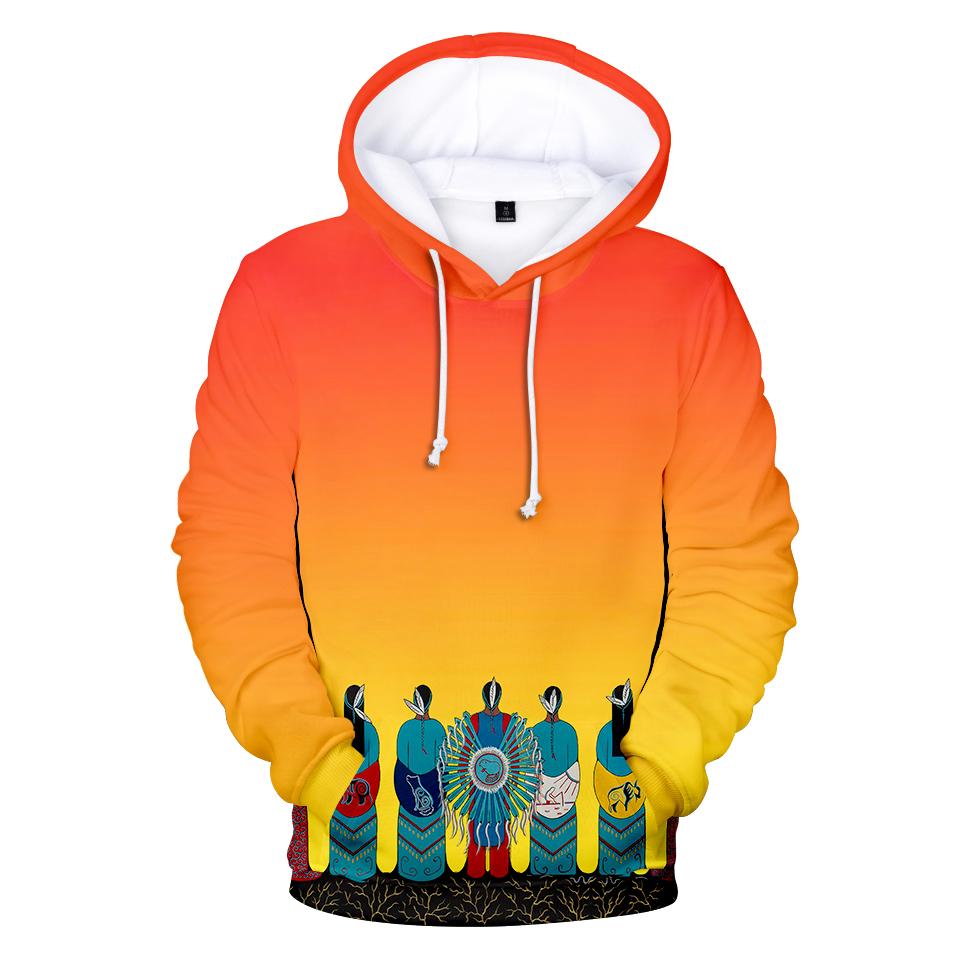 Standing Together Native American All Over Hoodie LT10 - Wonder Print Shop