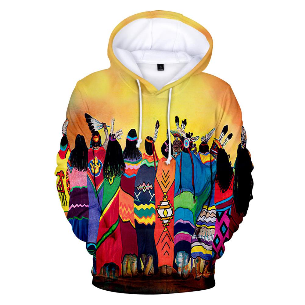 Standing Together Native American Community All Over Hoodie LT10 - Wonder Print Shop