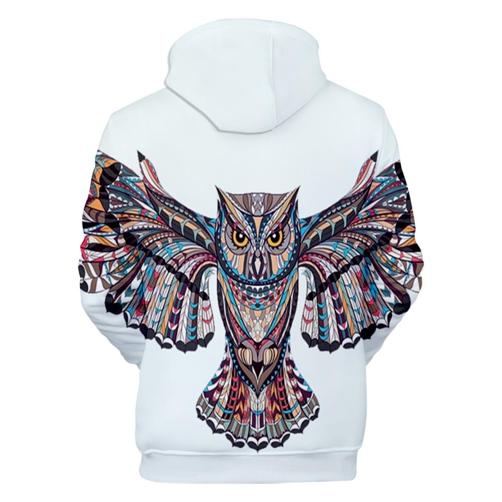 Owl Symbol Native American All Over Hoodie LT10 - Wonder Print Shop